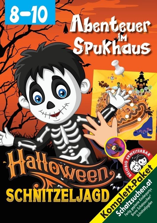 Produktbild: Halloween Schnitzeljagd Schatzsuche ab 8 Jahren