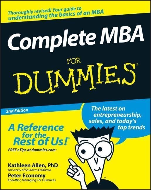 Produktbild: Complete MBA For Dummies