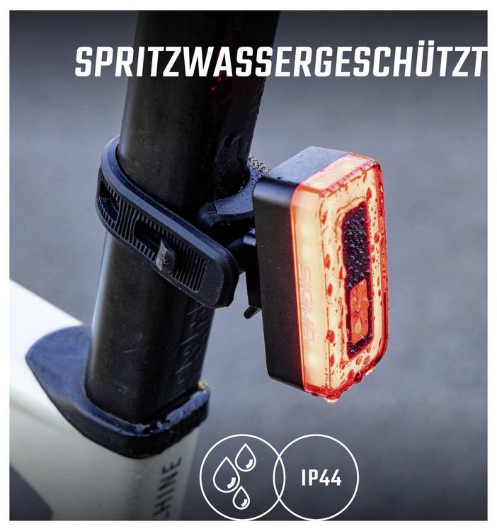 Produktbild: Sigma Fahrrad-R&uuml;cklicht HIRO 70 COB LED akkubetrieben