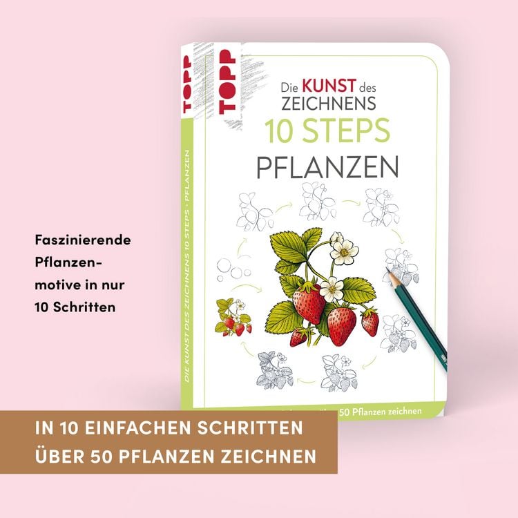 Produktbild: Die Kunst des Zeichnens 10 Steps - Pflanzen