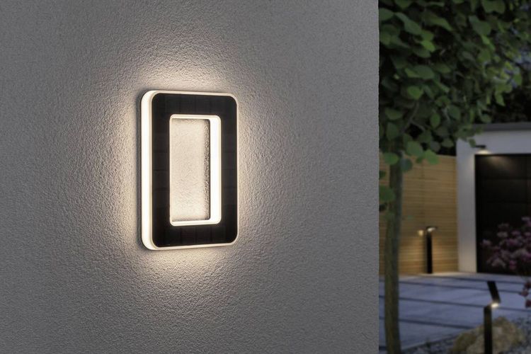Produktbild: Paulmann 79851 Solar-Hausnummernleuchte 0.20W Warmwei&szlig; Schwarz