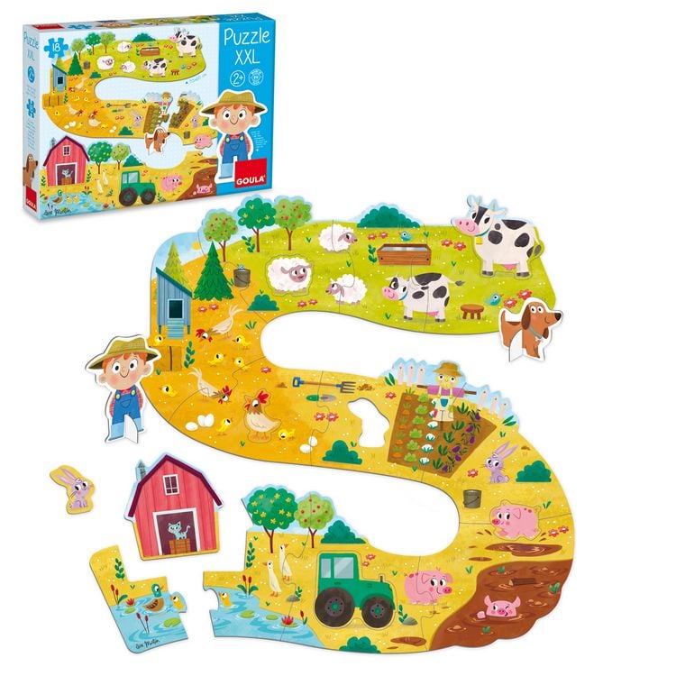 Produktbild: GOULA XXL-Puzzle Bauernhof