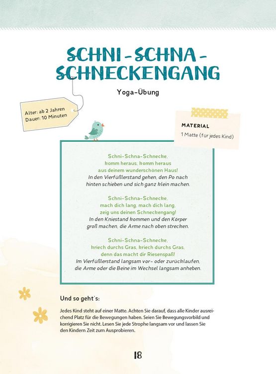 Produktbild: Die sch&ouml;nsten Entspannungs- und Yogaideen f&uuml;r Krippenkinder