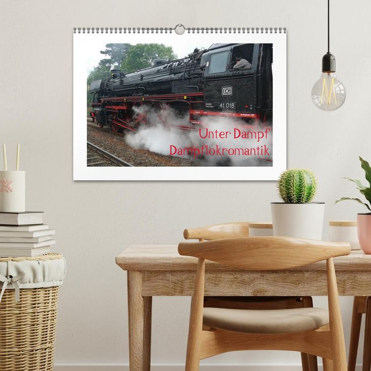 Produktbild: Unter Dampf - Dampflokromantik (Wandkalender 2026 DIN A3 quer), CALVENDO Monatskalender