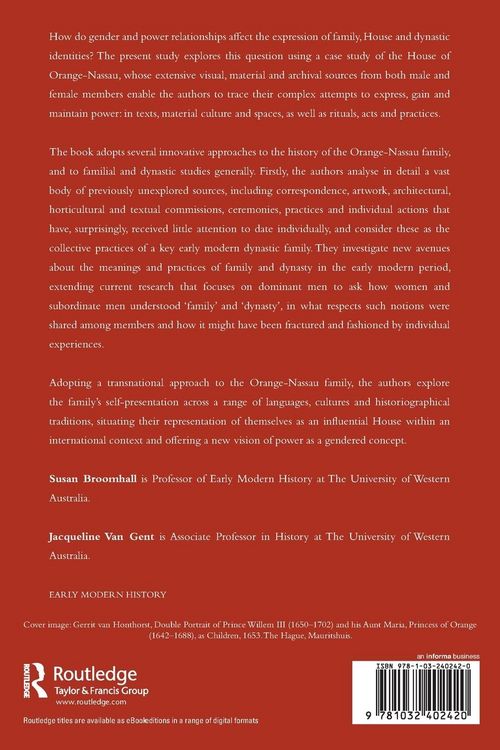 Produktbild: Gender, Power and Identity in the Early Modern House of Orange-Nassau