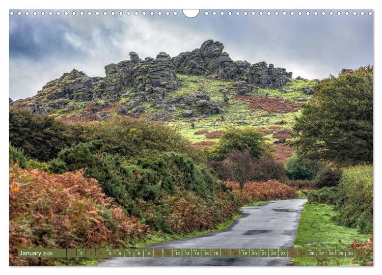 Produktbild: Dartmoor (Wall Calendar 2026 DIN A3 landscape), CALVENDO 12 Month Wall Calendar