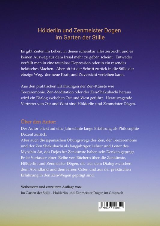 Produktbild: Die reissende Zeit und die Stille