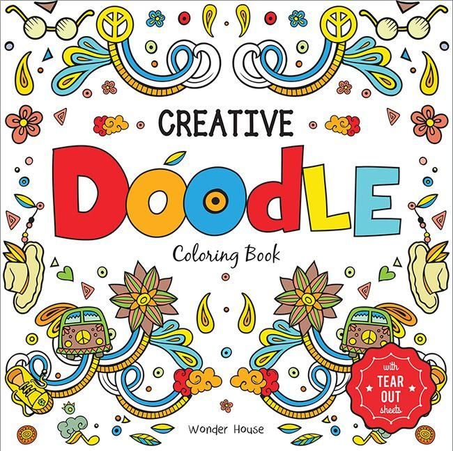 Produktbild: Creative Doodle Coloring Book: Children Coloring Book with Tear Out Sheets