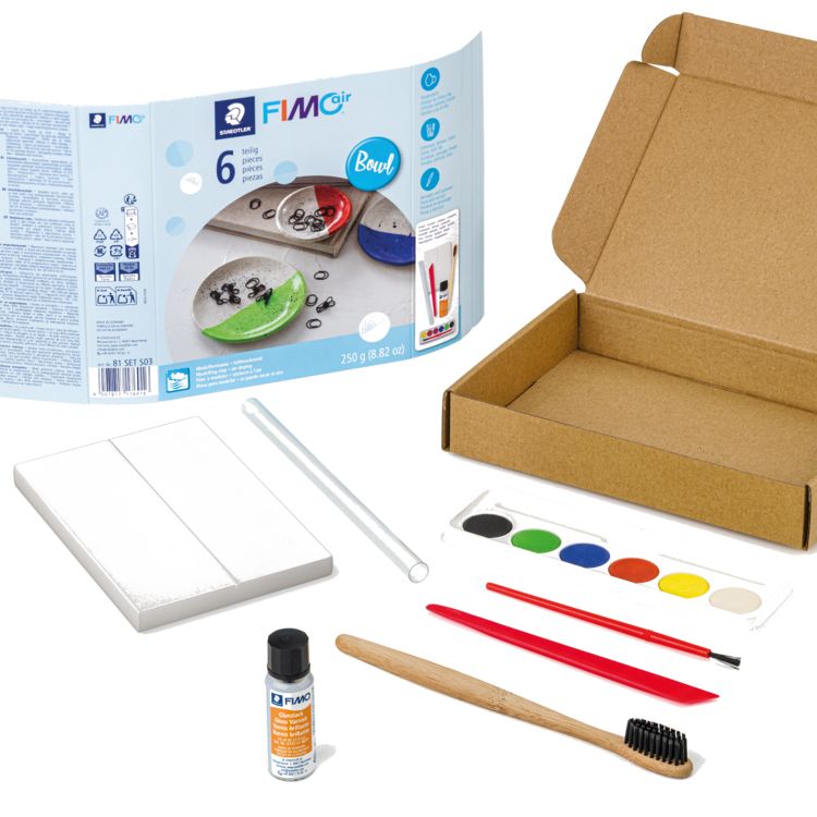 Produktbild: STAEDTLER Modelliermasse Set FIMOair bowl, Design-Schalen, lufttrocknend