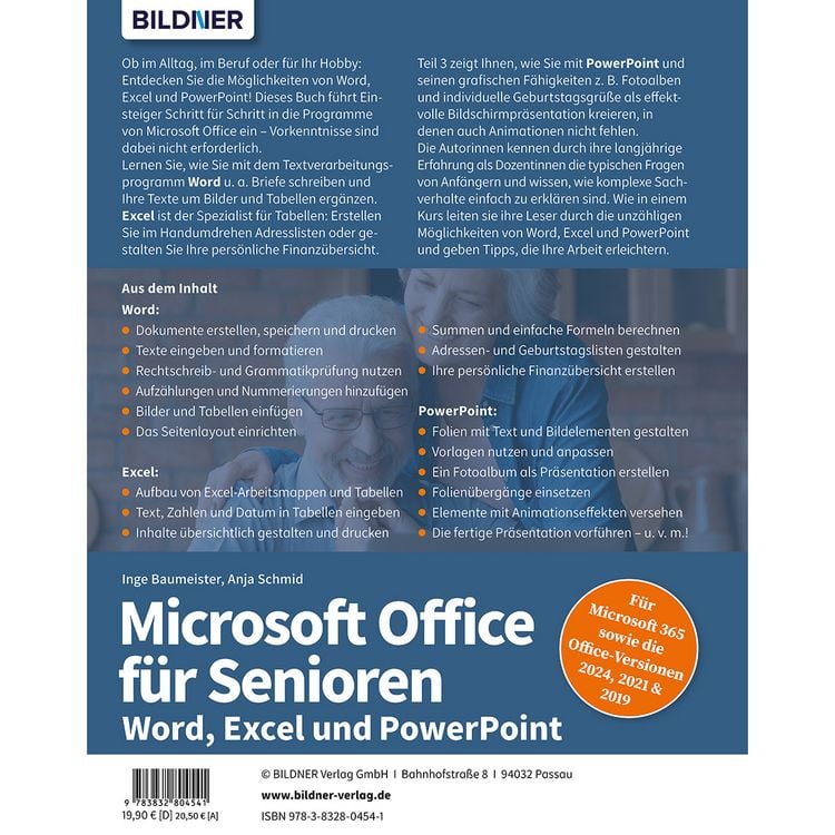 Produktbild: Microsoft Office f&uuml;r Senioren - Word, Excel und PowerPoint