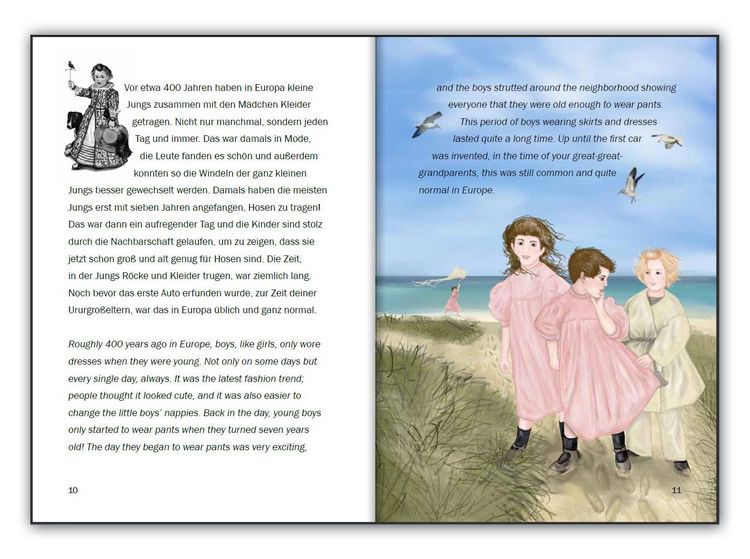 Produktbild: Kleider sind f&uuml;r alle da! Das Kinderbuch f&uuml;r eine kunterbunte Kleidungswahl, egal wer du bist. Dresses Are For Everyone! The children's book for a free and colorful choice of clothes, no matter who you are.