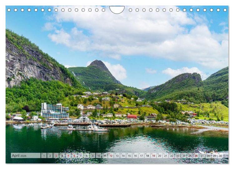 Produktbild: Fjorde & Felsen &ndash; Norwegens wilde Seele (Wandkalender 2026 DIN A4 quer), CALVENDO Monatskalender