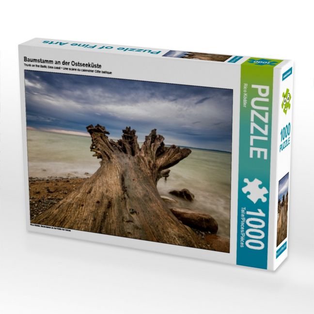 Produktbild: CALVENDO Puzzle Baumstamm an der Ostseek&uuml;ste | 1000 Teile Lege-Gr&ouml;&szlig;e 64x48cm Foto-Puzzle f&uuml;r gl&uuml;ckliche Stunden