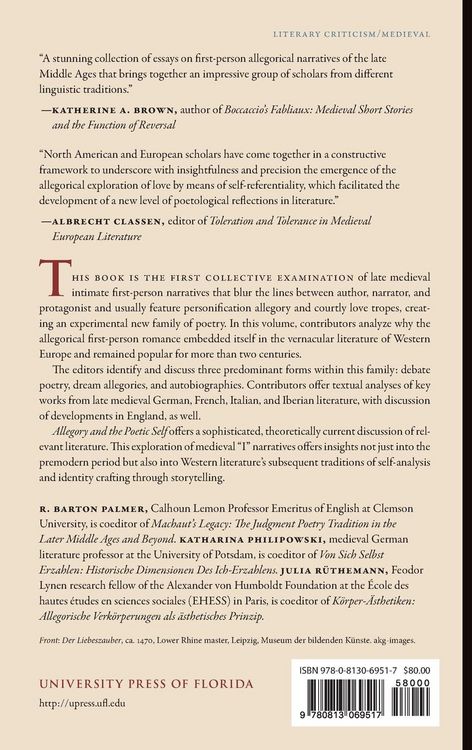 Produktbild: Allegory and the Poetic Self