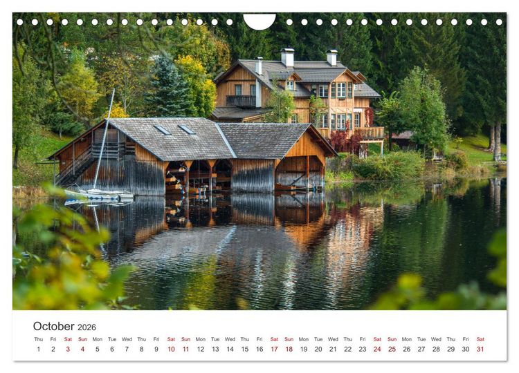 Produktbild: Hallstatt The pearl of Austria (Wall Calendar 2026 DIN A4 landscape), CALVENDO 12 Month Wall Calendar