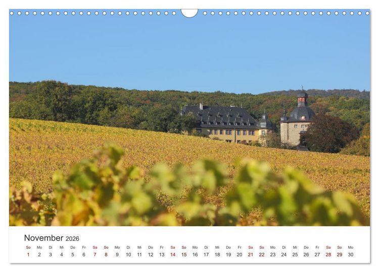 Produktbild: Rheingau - Land des Weines und der Bauwerks (Wandkalender 2026 DIN A3 quer), CALVENDO Monatskalender