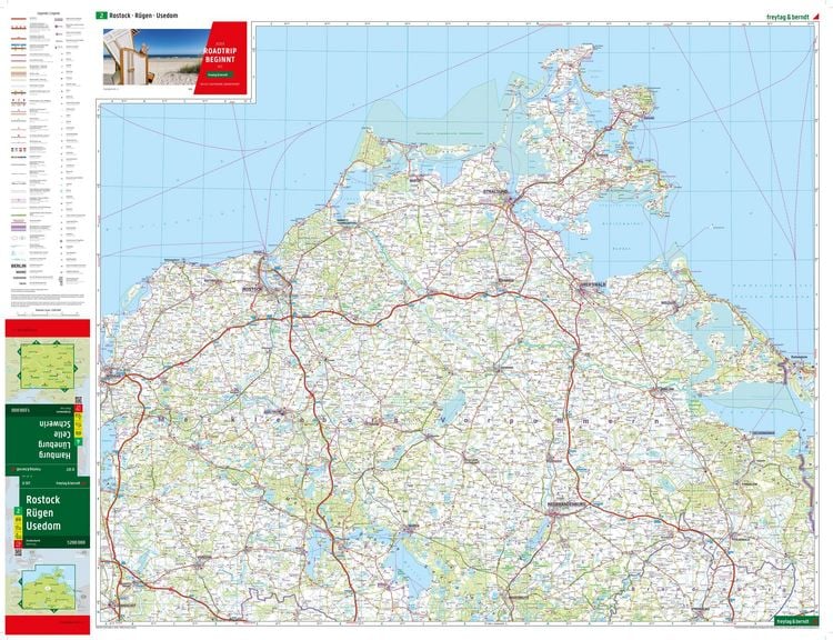 Produktbild: Freytag & berndt Stra&szlig;enkarte Deutschland Set 2026/2027 1:200.000