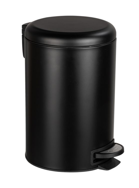 Produktbild: Treteimer Mod. Leman Easy-Close Schwarz 12 L, mit herausnehmbarem Einsatz