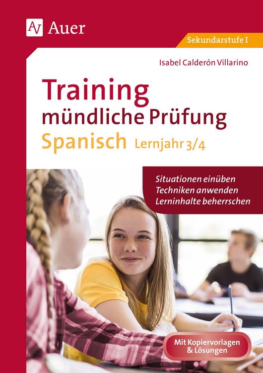 Produktbild: Training m&uuml;ndliche Pr&uuml;fung Spanisch Lj. 3-4