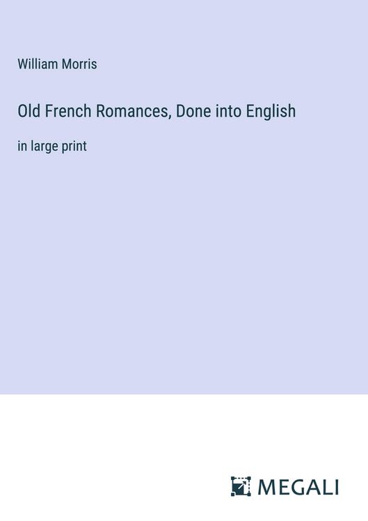 Produktbild: Old French Romances, Done into English