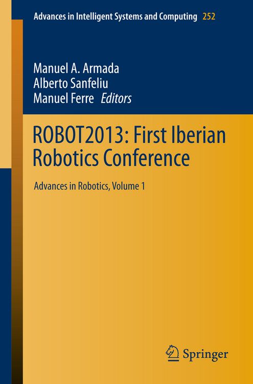 Produktbild: ROBOT2013: First Iberian Robotics Conference