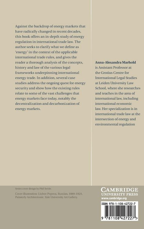 Produktbild: Energy in International Trade Law