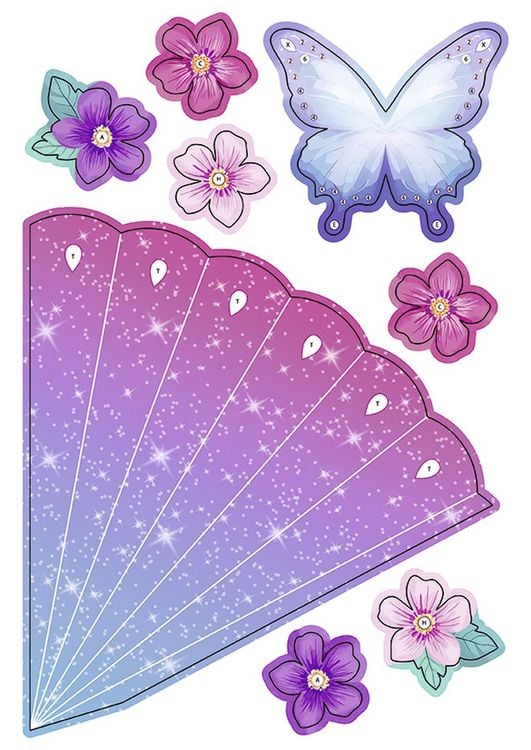 Produktbild: URSUS Kinder-Bastelsets Diamond Painting Deko-Set Fancy Unicorn