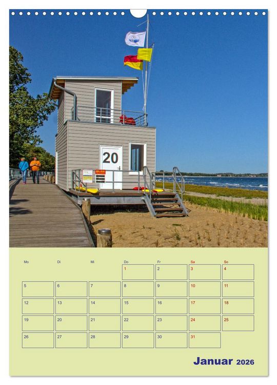 Produktbild: Sehnsuchtsort Ostseebad Boltenhagen (Wandkalender 2026 DIN A3 hoch), CALVENDO Monatskalender