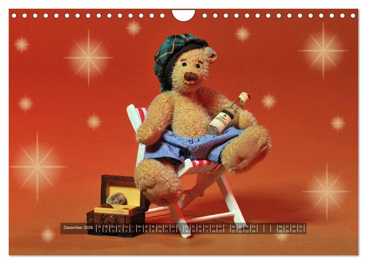 Produktbild: Die Teddys sind los (Wandkalender 2026 DIN A4 quer), CALVENDO Monatskalender