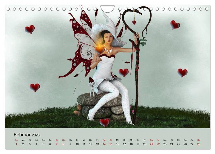 Produktbild: Elfenlichter, die Reise geht weiter (Wandkalender 2026 DIN A4 quer), CALVENDO Monatskalender