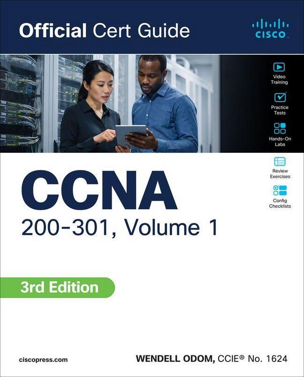 Produktbild: CCNA 200-301 Official Cert Guide, Volume 1