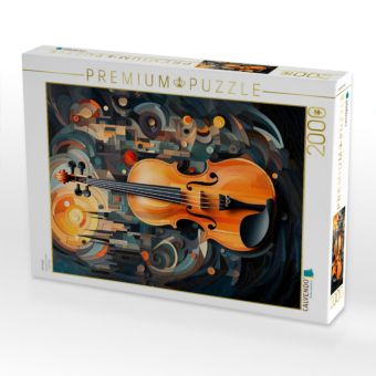 Produktbild: CALVENDO Puzzle Die Geige | 2000 Teile Lege-Gr&ouml;&szlig;e 90x67cm Foto-Puzzle f&uuml;r gl&uuml;ckliche Stunden