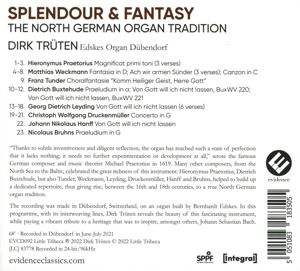 Produktbild: Splendour & Fantasy: The North German Organ Tradit