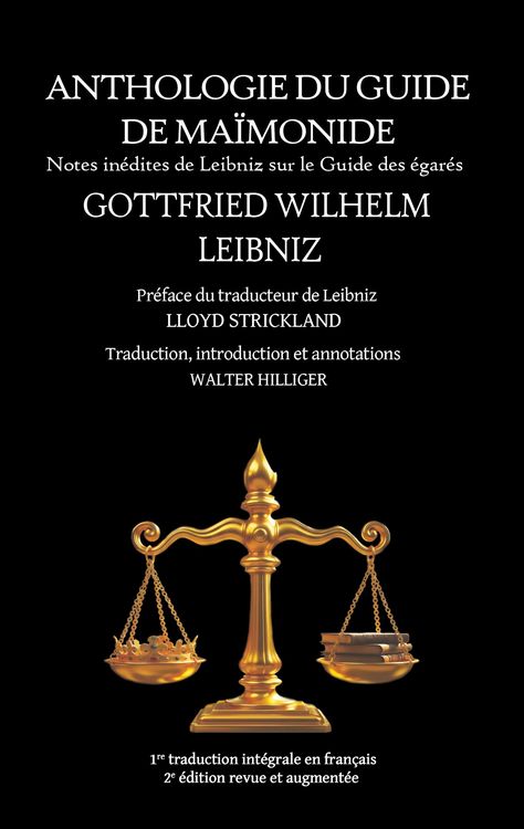 Produktbild: Anthologie du Guide de Ma&iuml;monide par Leibniz