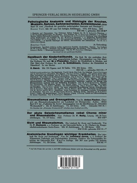 Produktbild: Ergebnisse der Allgemeinen Pathologie und Pathologischen Anatomie des Menschen und der Tiere