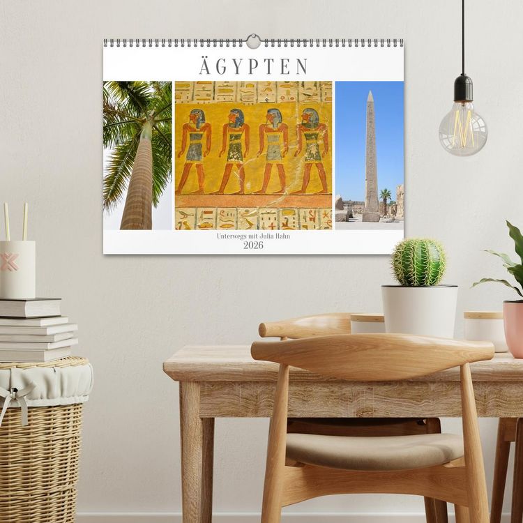 Produktbild: &Auml;gypten - unterwegs mit Julia Hahn (Wandkalender 2026 DIN A3 quer), CALVENDO Monatskalender