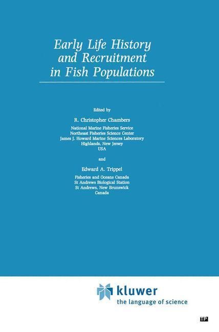Produktbild: Early Life History and Recruitment in Fish Populations