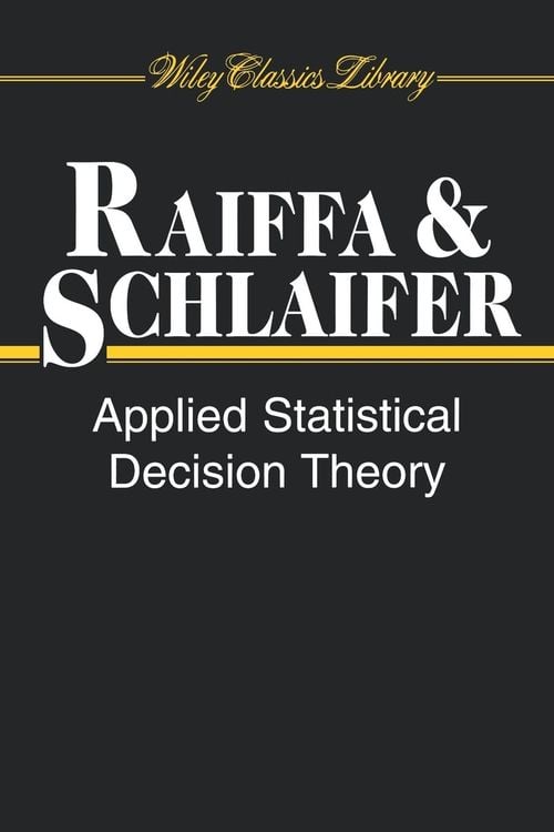 Produktbild: Applied Statistical Decision Theory