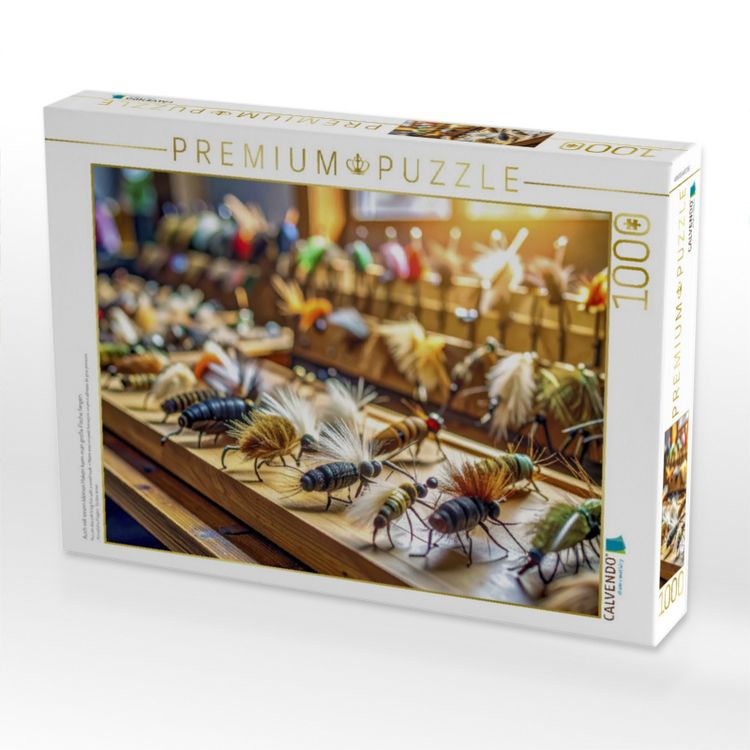 Produktbild: CALVENDO Puzzle Auch mit einem kleinen Haken kann man gro&szlig;e Fische fangen. | 1000 Teile Lege-Gr&ouml;&szlig;e 64x48cm Foto-Puzzle f&uuml;r gl&uuml;ckliche Stunden