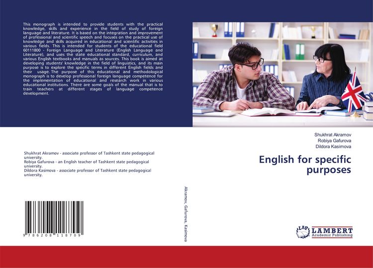 Produktbild: English for specific purposes