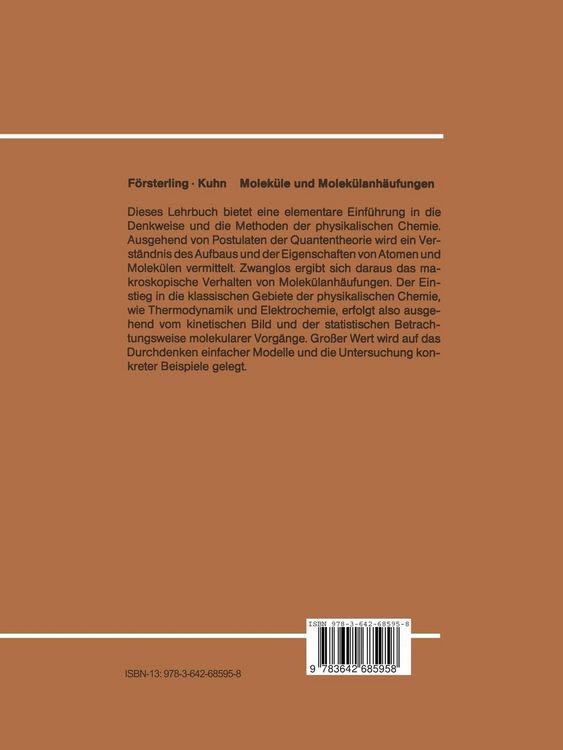 Produktbild: Molek&uuml;le und Molek&uuml;lanh&auml;ufungen