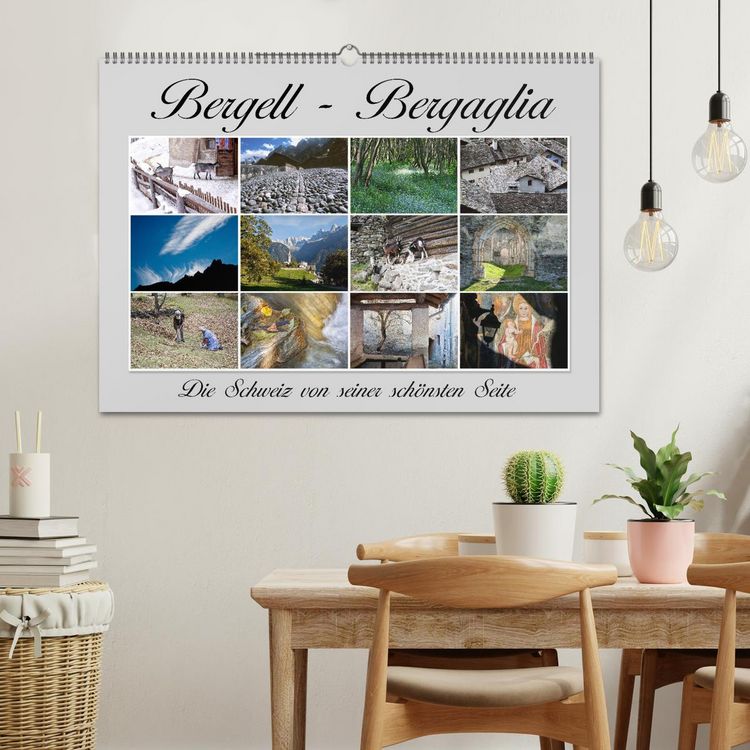 Produktbild: Bergell - Bergaglia (Wandkalender 2026 DIN A2 quer), CALVENDO Monatskalender