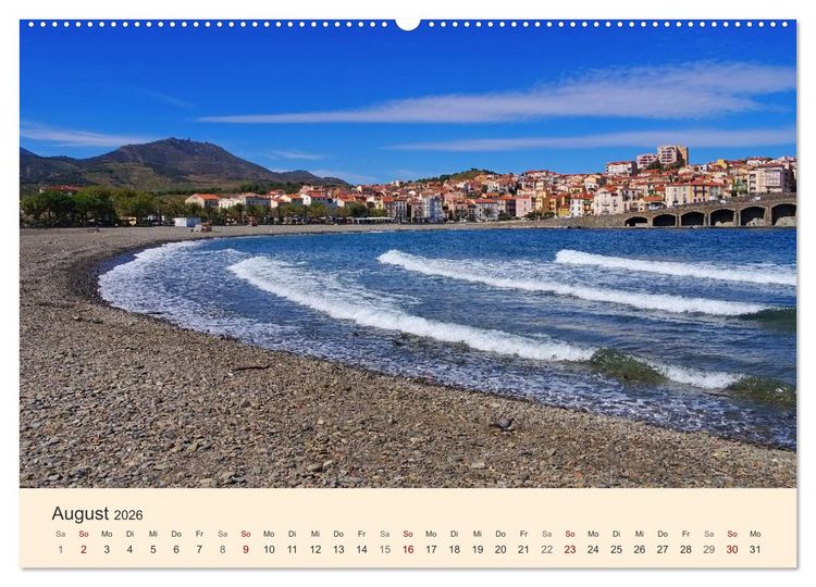 Produktbild: Cote Vermeille - Wo die Pyren&auml;en das Meer k&uuml;ssen (Wandkalender 2026 DIN A2 quer), CALVENDO Monatskalender