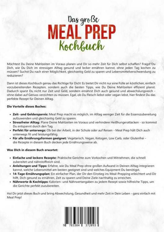Produktbild: Das gro&szlig;e Meal Prep Kochbuch
