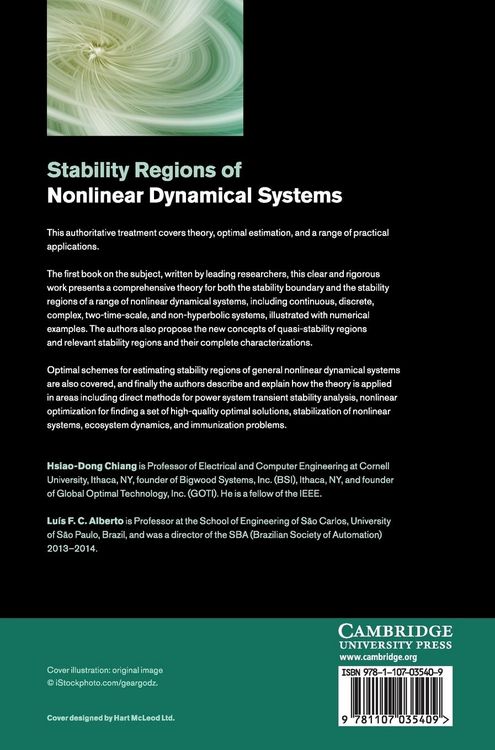 Produktbild: Stability Regions of Nonlinear Dynamical Systems
