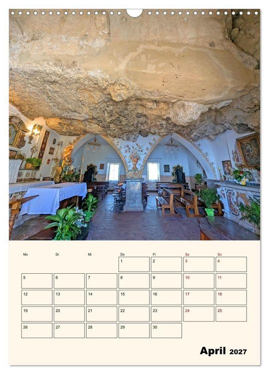 Produktbild: Taormina - &Auml;tna, Meer und antike Steine (Wandkalender 2027 DIN A3 hoch), CALVENDO Monatskalender