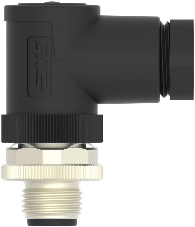 Produktbild: TE Connectivity T4113002021-000 Sensor-/Aktor-Steckverbinder, unkonfektioniert M12 Stecker, gewinkelt Polzahl Sensoren: 2 1 St.