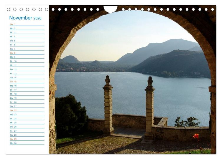 Produktbild: Wundersch&ouml;nes Tessin (Wandkalender 2026 DIN A4 quer), CALVENDO Monatskalender
