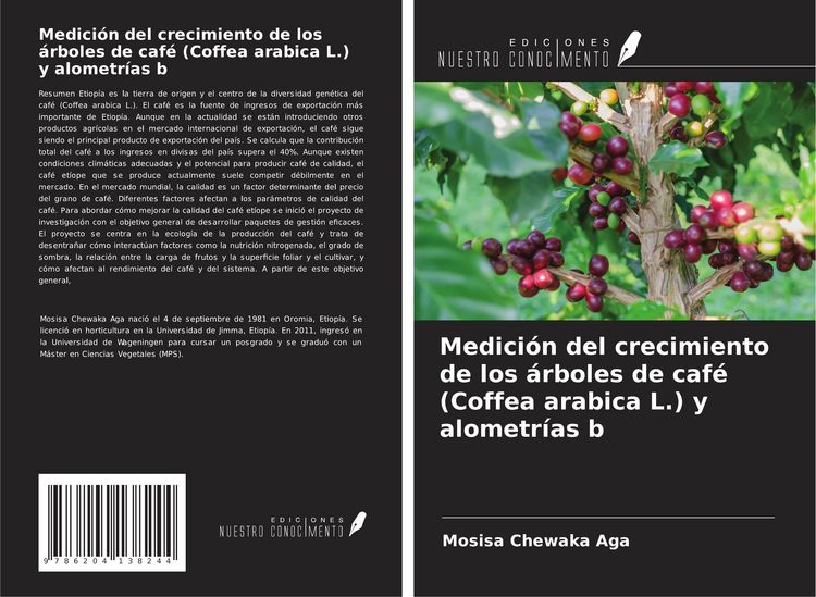 Produktbild: Medici&oacute;n del crecimiento de los &aacute;rboles de caf&eacute; (Coffea arabica L.) y alometr&iacute;as b