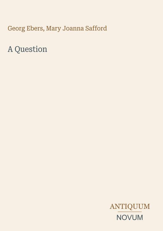 Produktbild: A Question